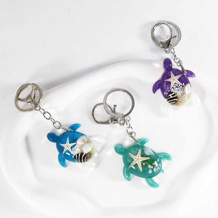 6pcs/pack hanging luminous acrylic keychain with lobster buckle
